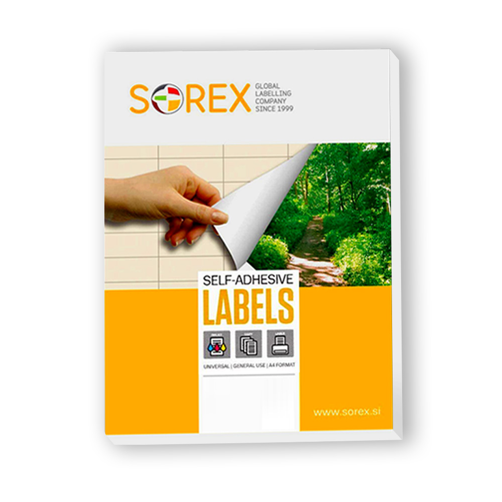  Self Adhesive Labels, 100 Sheets on A4 format - Murex Trading LLC